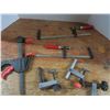 Image 2 : assorted clamps and pipe wrenches