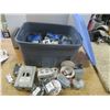 Image 1 : tote of electrical hardware