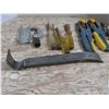 Image 2 : chisels, clamps, prybar, etc.