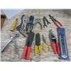 Image 1 : assorted tools - pliers, tin shears, etc.