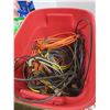 Image 4 : tote of assorted wiring
