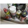 Image 7 : assorted auto fluids, paints, funnels, etc.