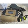 Image 1 : sandblasting mask, gloves and filter mask