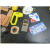 Image 2 : Measuring tapes, stapler,headlamps,etc