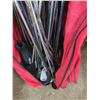 Image 2 : Wilson bag w/ large assortment of left and right handed golf clubs
