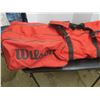 Image 3 : Wilson bag w/ large assortment of left and right handed golf clubs