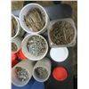 Image 2 : Tote of assorted nails and screws