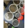 Image 4 : Tote of assorted nails and screws