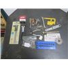 Image 1 : Assorted tools, measuring guides, etc