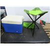 Image 1 : Camp stool and cooler