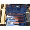 Image 2 : Broil King natural gas barbeque with utensils