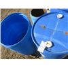 Image 2 : 2x 50 gallon plastic water barrels
