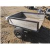 Image 5 : garden utility trailer with hitch - 33.5"x42"