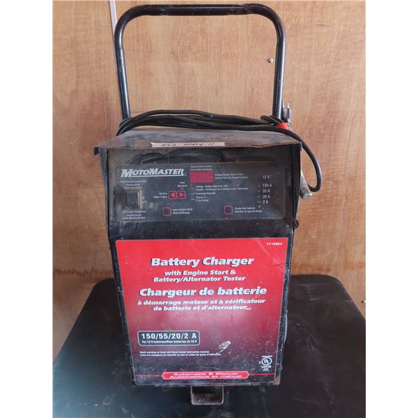 motomaster battery charger with engine start