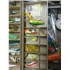 Image 7 : tackle box with large assortment of fish hooks, filet knives, etc.