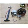 Image 1 : propane heater and bike punp