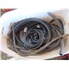 Image 1 : tote of misc belts and hoses