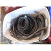 Image 5 : tote of misc belts and hoses