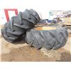 Image 5 : two 18.4x26 10ply tractor tires and rims good condition