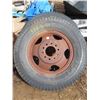 Image 1 : two 750x20 tires and rims from 50's chevy good condition