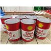 Image 1 : 6 tins of 1L shell rotella motor oil