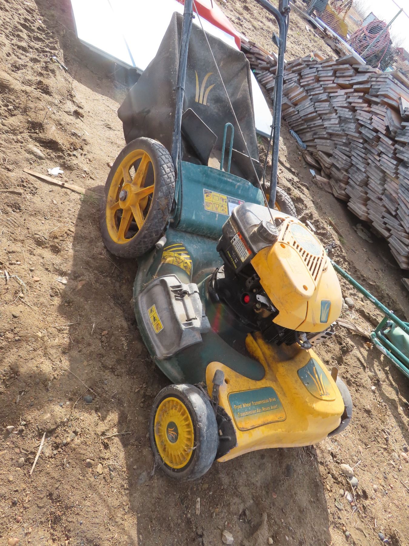 yardman 6.5HP 21" blade self propelled lawn mower Schmalz Auctions