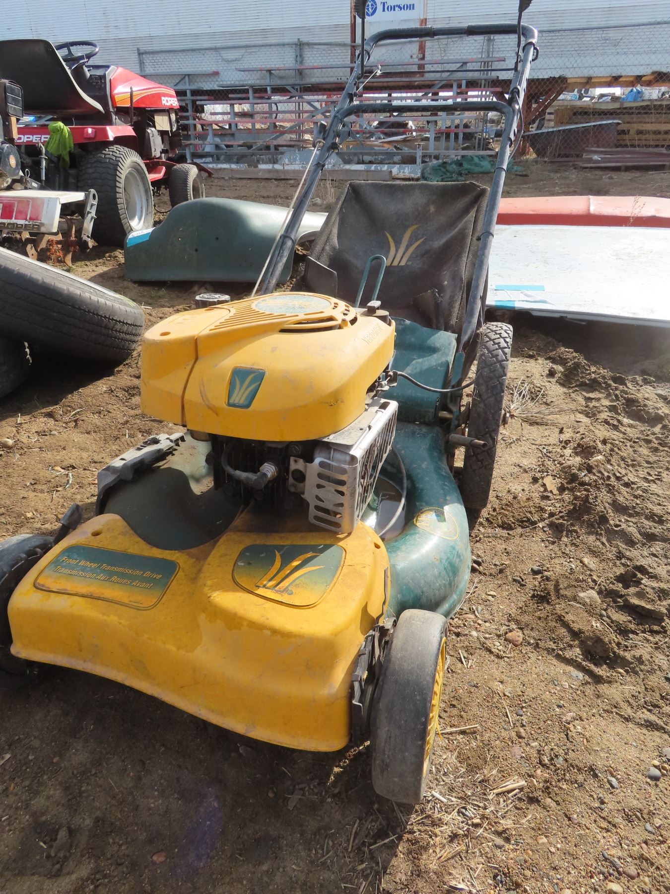 yardman 6.5HP 21" blade self propelled lawn mower Schmalz Auctions