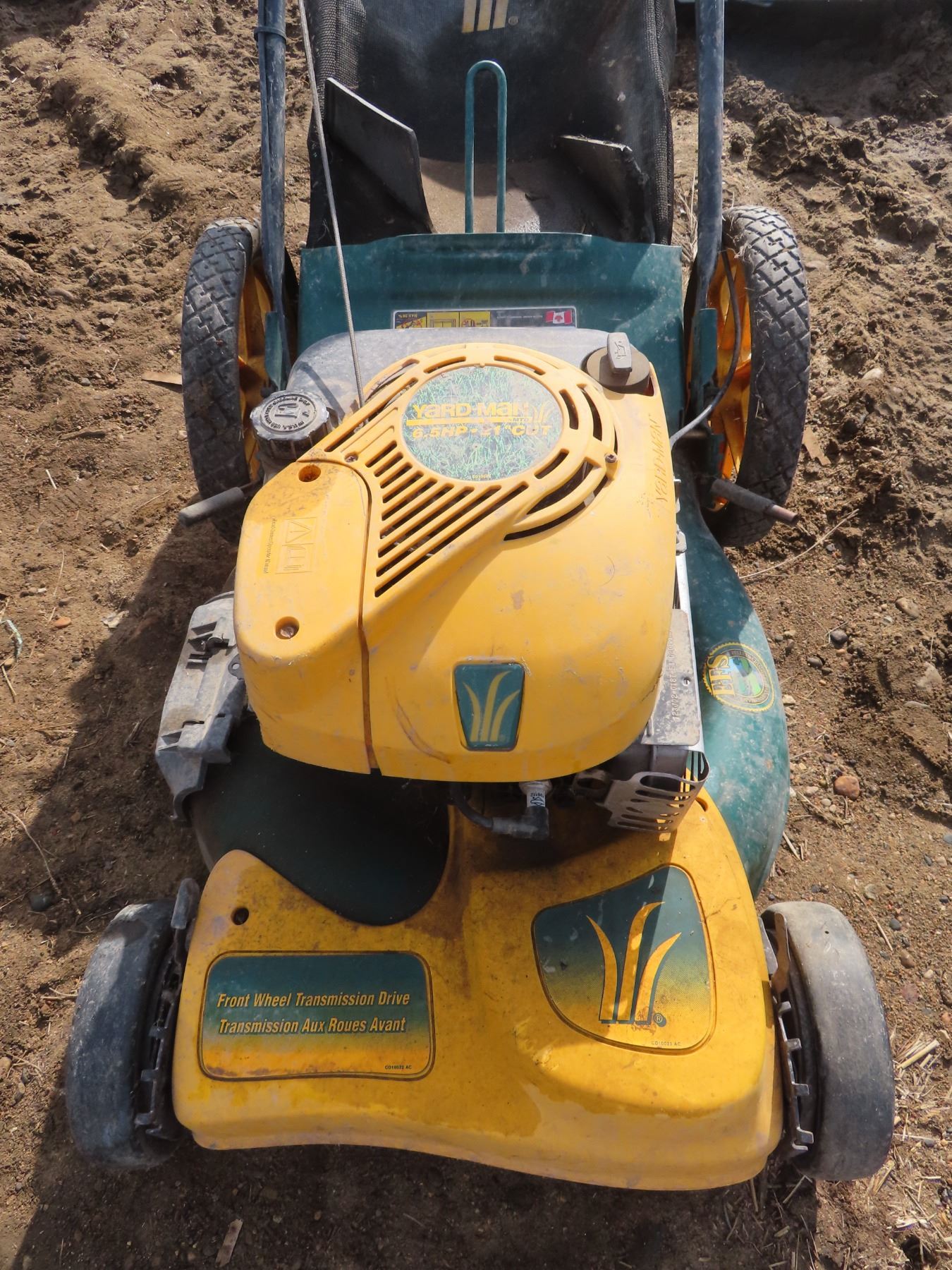 yardman 6.5HP 21" blade self propelled lawn mower Schmalz Auctions