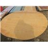 Image 2 : round wooden folding table - 72"x60"x30"H