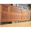 Image 4 : 2 wooden doors - with handle:30"x79.75"x1.25", and 33.75"x81.75"x1.75"