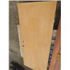 Image 5 : 2 wooden doors - with handle:30"x79.75"x1.25", and 33.75"x81.75"x1.75"
