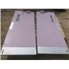Image 3 : pair of steel doors - 35.75"x83"x1.75"