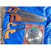 Image 1 : Hand Saws and 10" & 6" Saw Blades
