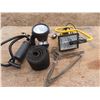 Image 1 : shop lights air pump and hangers