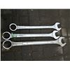 Image 1 : 3 large heavy duty flat wrenches (1-11/16" to 2”)
