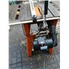 Image 4 : Nice Rigid 10” table saw on castors/solid cast iron table/with wrenches & mitre quage /safe