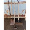 Image 1 : two shovels and a hoe