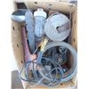 Image 9 : large box of hardware , vises , strap , light domes