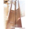 Image 3 : 95x14" closet doors painted walnut 2 pieces no glass