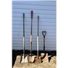 Image 1 : Lot of shovels & ice scraper