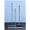 Image 1 : Lot of push brooms & squeegee
