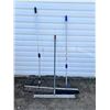 Image 1 : Lot of push brooms & squeegee