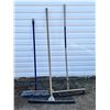 Image 1 : Lot of push brooms & squeegee