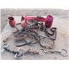 Image 1 : bits , leads , halters , shoe covers / wraps