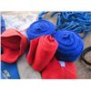 Image 3 : foot wraps ,leads , blankets
