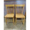 Image 1 : beautiful  handmade hardwood hutterite chairs