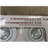 Image 3 : two 6 packs of 3" recessed lights