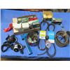 Image 1 : masks , cartridges , hardware , anti freeze tester , belts