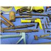 Image 4 : large lot of antique tools , hammers pullers , hooks hard hats