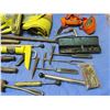 Image 5 : large lot of antique tools , hammers pullers , hooks hard hats